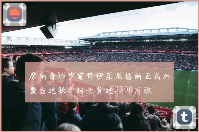 摩纳哥19岁前锋伊莱尼赫纳正式加盟吉达联合转会费达3300万欧